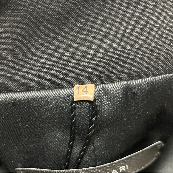 Elie Tahari Wool Sivan Jacket Dark Brown Size 14 NWT 398$ - Picture 6 of 9